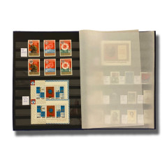 World Stamp Collection MNH in Album S Marino Liechtenstein Greece Spain Denmark Finland Czech and Germany Catalogue Value €175