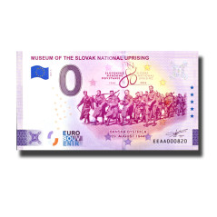 0 Euro Souvenir Banknote Museum of the Slovak National Uprising Slovakia EEAA 2024-8