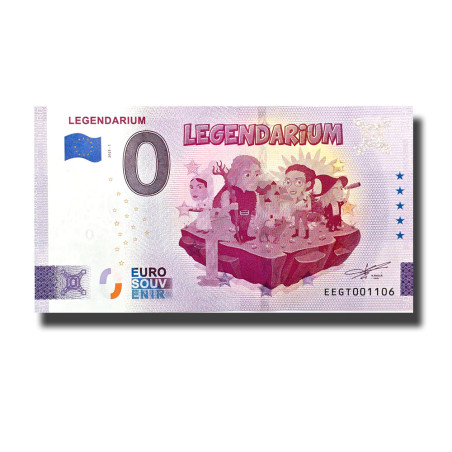 0 Euro Souvenir Banknote Legendarium Slovakia EEGT 2025-1