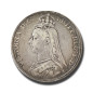 1889 United Kingdom Victoria Full Crown Silver Coin