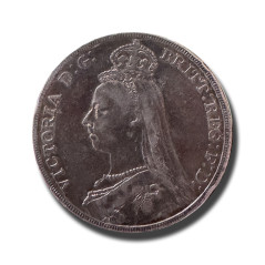 1889United Kingdom Victoria Full Crown Silver Coin
