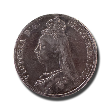 1889United Kingdom Victoria Full Crown Silver Coin