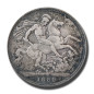 1889 United Kingdom Victoria Full Crown Silver Coin