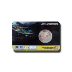 2025 Belgium Circuit de Spa Francorchamps- French Version 2 Euro Coin Card