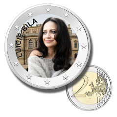 2 Euro Coloured Coin Luicie Bila