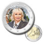 2 Euro Coloured Coin Marika Combitova