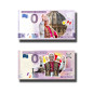 0 Euro Souvenir Banknote Habemus Papam-Pope Leo XIV Set of 2 Custom Colour Peru
