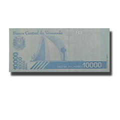 2019 Venezuela 10000 Mil Bolivares Banknote Uncirculated