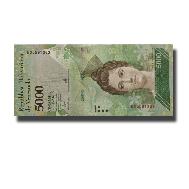 2017 Venezuela 5000 Bolivares Banknote Uncirculated