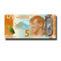 2015 New Zealand 5 Dollars Polymer Banknote Uncirculated