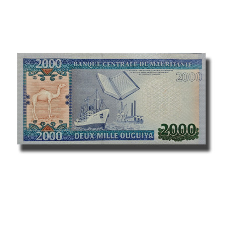 2011 Mauritanie 2000 Ouguiya Banknote Uncirculated