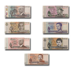 2014 Cambodia Riels Set of 7 Banknote Uncirculated