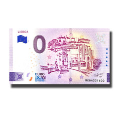 0 Euro Souvenir Banknote Lisboa Portugal MEBN 2025-1