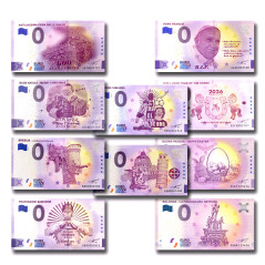 Set of 10 Italian Banknotes Pasajes Italy 2019-2025