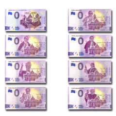 Set of 8 Italian Banknotes Pope Italy SEEK-EP 2022-2023