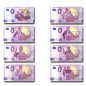 Set of 8 Italian Banknotes Pope Italy SEEK-EP 2022-2023