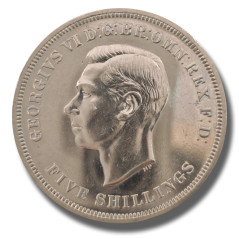 1951 Five Shillings British Coin