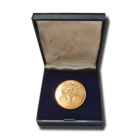 USA Medal American Revolution Bicentennial George Washington 35mm Gold Gilt