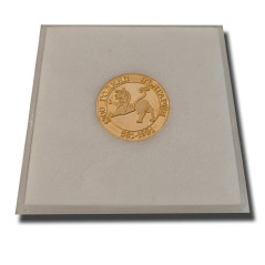 Bulgaria Medal 1300th Anniversary of Bulgaria 30mm Gold Gilt Coin