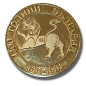 Bulgaria Medal 1300th Anniversary of Bulgaria 30mm Gold Gilt Coin Bulgaria Medal 1300th Anniversary of Bulgaria 30mm Gold Gilt Coin