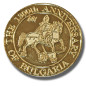 Bulgaria Medal 1300th Anniversary of Bulgaria 30mm Gold Gilt Coin Bulgaria Medal 1300th Anniversary of Bulgaria 30mm Gold Gilt Coin