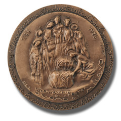 1986 Italy Medal 1386-1986 Vicentenario della Pietra Duomo di Milano 67mm