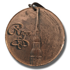 Latvia Medal Riga Copper 60mm