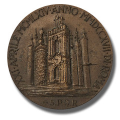 1863 Italy Medal Centenario Di Givseppe Gioachino Belli XXI 50mm