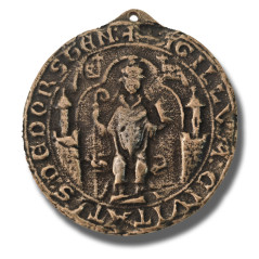 Medal Medieval abbey or monastery seal 60mm replica