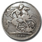 1890 United Kingdom Victoria Full Crown Silver Coin