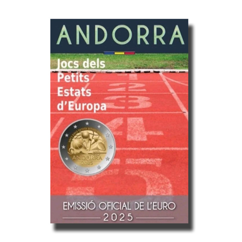 2025 Andorra Games of the Small States of Europe 2 Euro Coin