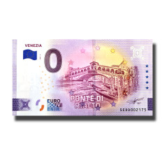 0 Euro Souvenir Banknote Venezia Ponte Di Rialto Italy SEDD 2025-4