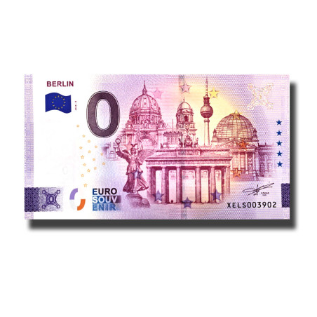 0 Euro Souvenir Banknote Berlin Germany XELS 2026-8