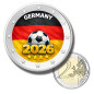 2 Euro Coloured Coin Germany Football 2026
