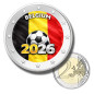 2 Euro Coloured Coin Belgium Football 2026