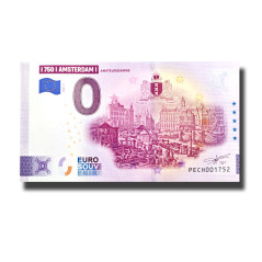 0 Euro Souvenir Banknote 750 Amsterdam - Amstelredamme Netherlands PECH 2025-4