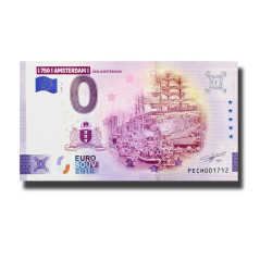 0 Euro Souvenir Banknote 750 Amsterdam - Sail Amsterdam Netherlands PECH 2025-13