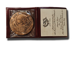 1974-1999 Valletta Medal Bronze 25 years Bank of Valletta p.l.c.