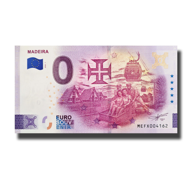 Gold 0 Euro Souvenir Banknote Madeira Portugal MEFX 2026-1