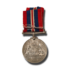 Defence Medal WWII With Ribbon