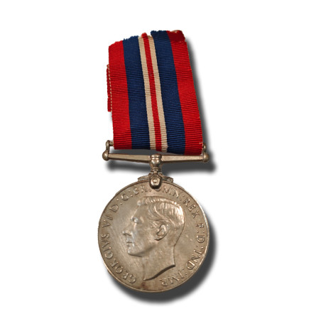 Defence Medal WWII With Ribbon