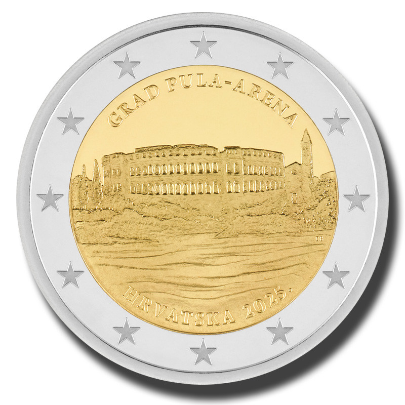 2025 Croatia City of Pula 2 Euro Coin