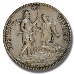 1970 Malta Silver Medal Pietate Vinces Europae Concilium