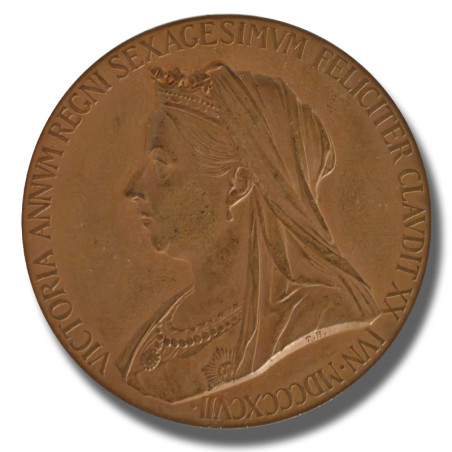 1897 Victoria Diamond Jubilee Bronze Medal