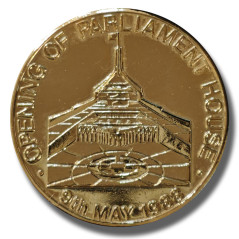 1988 Medal Royal Visit of Queen Elizabeth II Opening of Parliament House 9th May