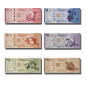 2025 Syrian Set 6 Banknotes 10, 25, 50, 100, 200, 500 Pounds Banknote Uncirculated