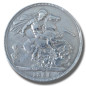 1893 United Kingdom Victoria Veiled Head Full Crown Silver Coin