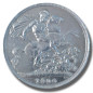 1900 United Kingdom Victoria Veiled Head Full Crown Silver coin