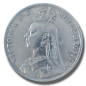 1892 United Kingdom Victoria Crown Head Full Crown Silver Coin
