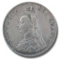 1888 United Kingdom Victoria Crown Head Double Florin Silver Coin